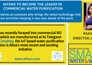 Interview Given By Ms. Rajul Parikh In The First Anniversary Special Issue Of “Smart Water & Waste World – Oct 2019”.